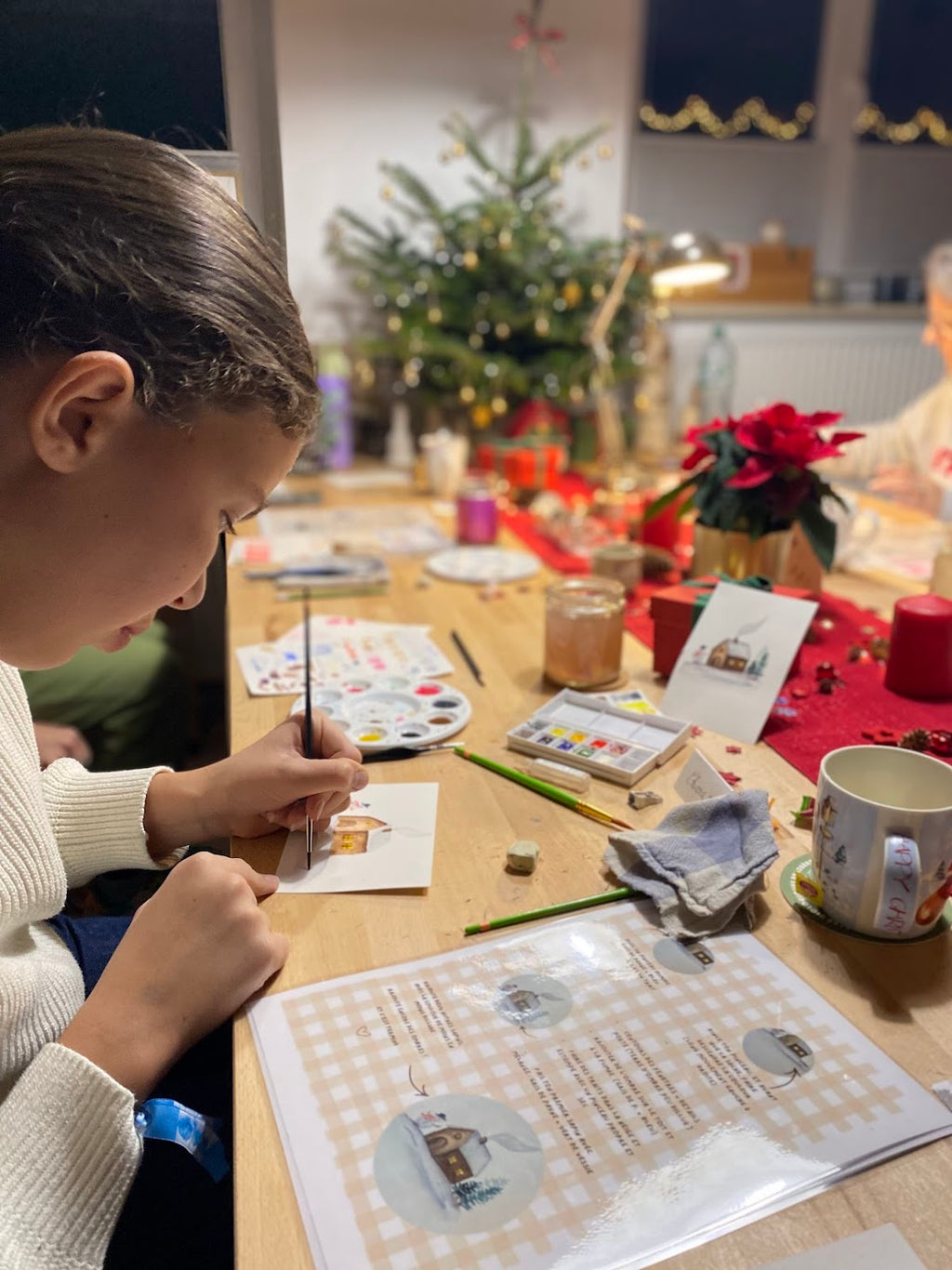 COMPLET🎄✨ ATELIER AQUARELLE MUNICH - Paysage d'hiver - 17 Janvier 2026