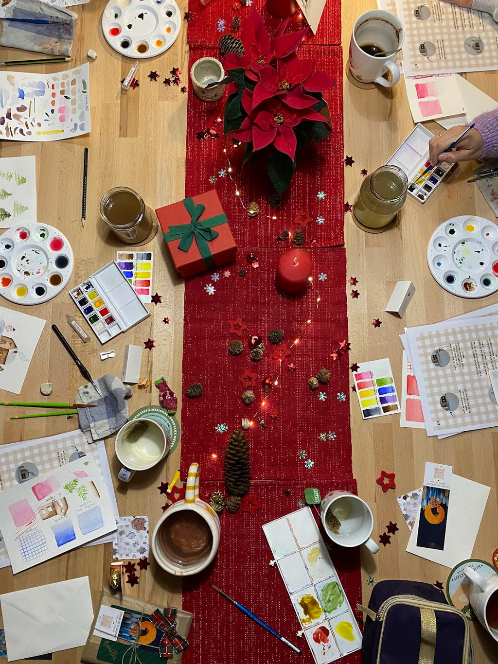 COMPLET🎄✨ ATELIER AQUARELLE MUNICH - Paysage d'hiver - 17 Janvier 2026